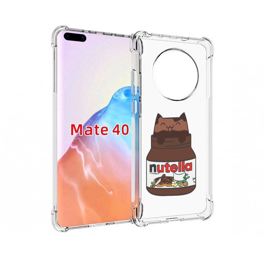 

Чехол MyPads Tocco для Huawei Mate 40 кошечка-в-нутелле, Прозрачный, Tocco