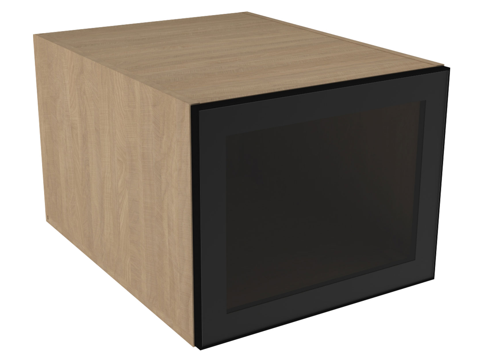 

Антресольный шкаф со стеклом СБК Женева Дуб Палермо / Стекло 450 мм, Коричневый;черный