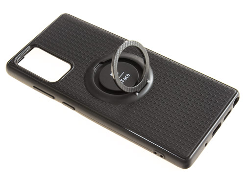 Накладка iFace с кольцом для Samsung Note 20 черный