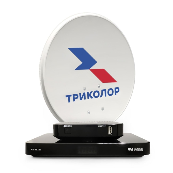 Комплект спутникового ТВ Триколор UHD GSB622L+GSС592