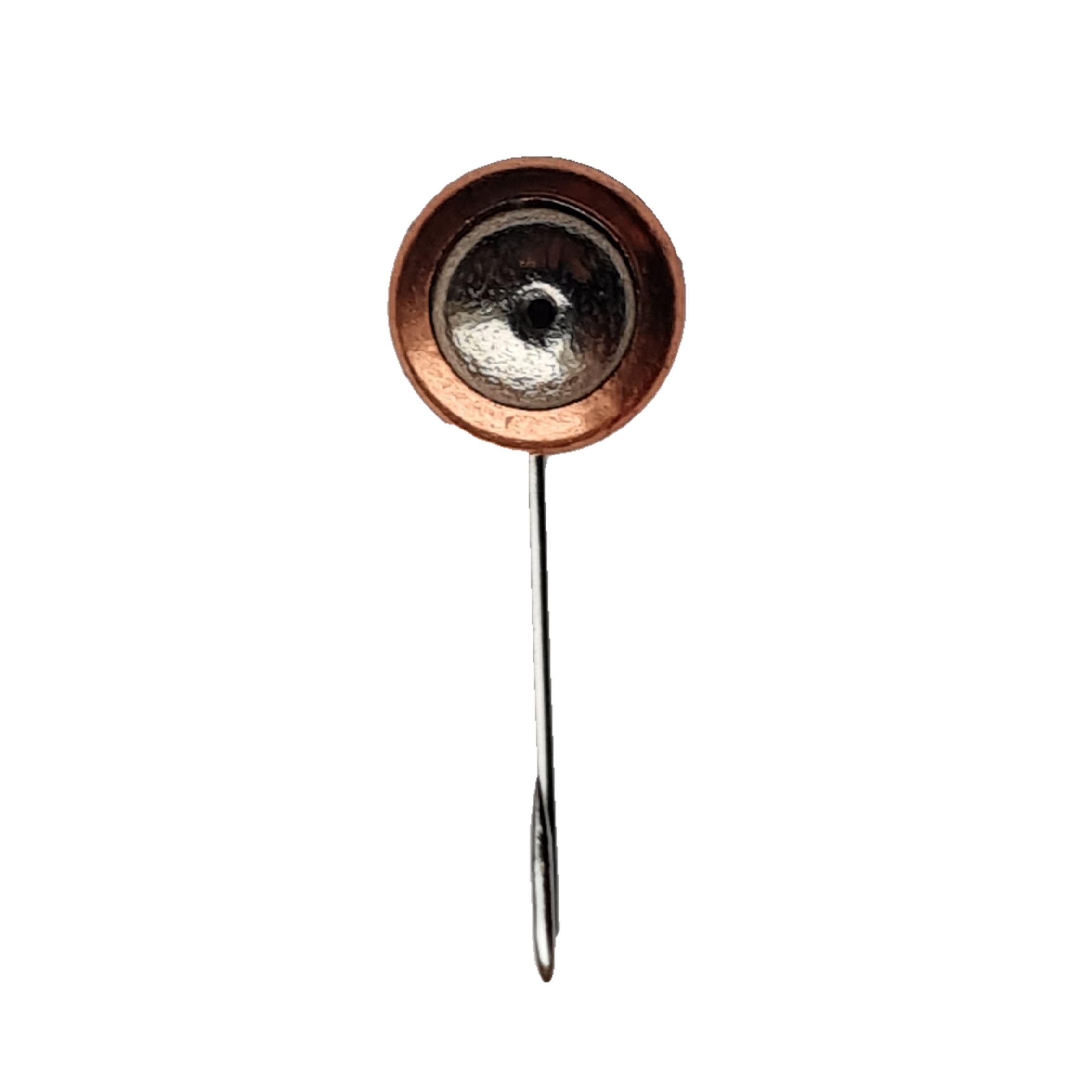Мормышка РВС Окуневый глаз 6 мм. свинец, серебро, медь. 1 шт.