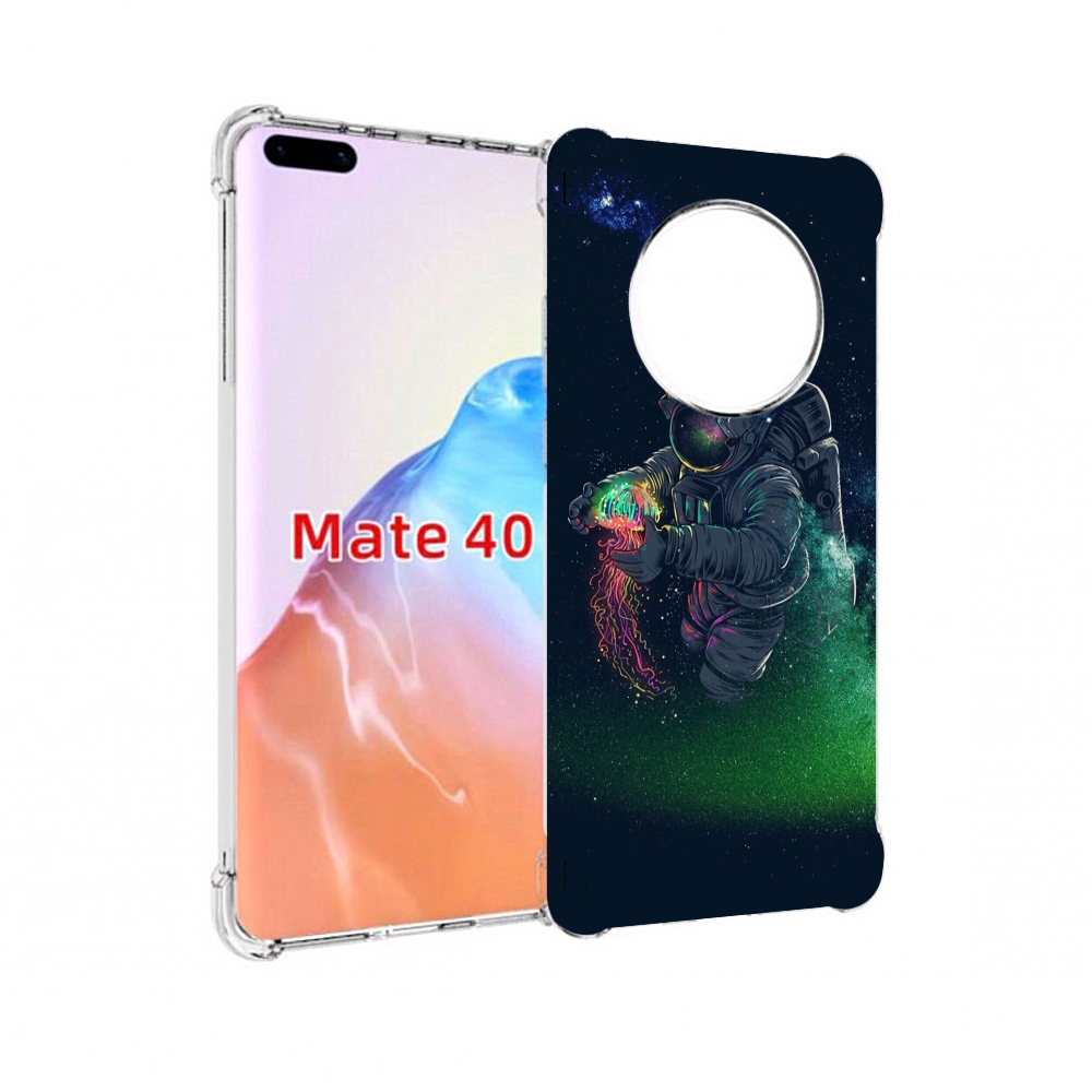 

Чехол MyPads Tocco для Huawei Mate 40 космонавт-с-оружием-арты, Прозрачный, Tocco