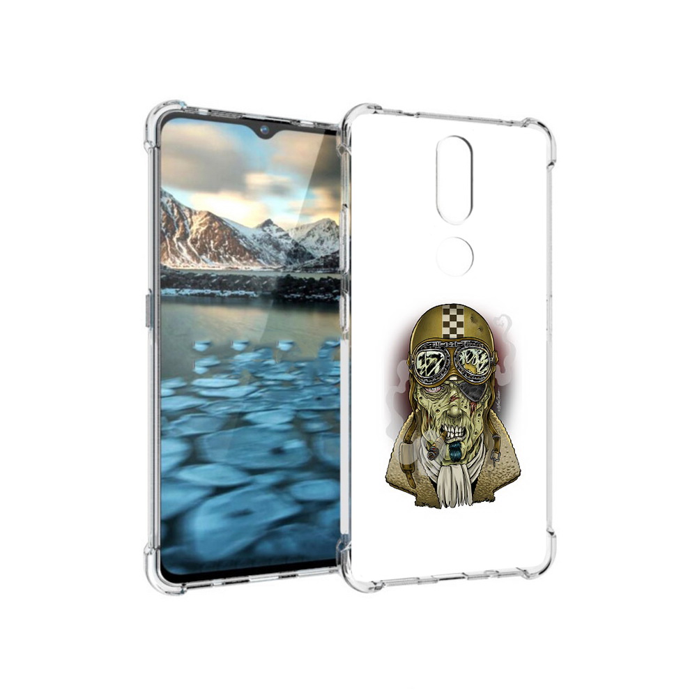 

Чехол MyPads Tocco для Nokia 2.4 военный зомби (PT227049.107.264), Прозрачный, Tocco