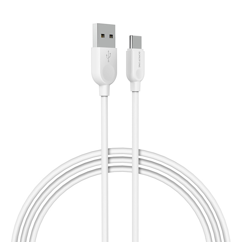 фото Кабель borofone bx14 usb type-c white (ут000024481)