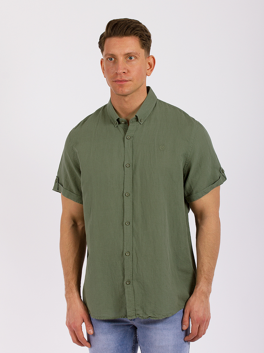 Рубашка мужская MCL GD60700331 хаки 3XL
