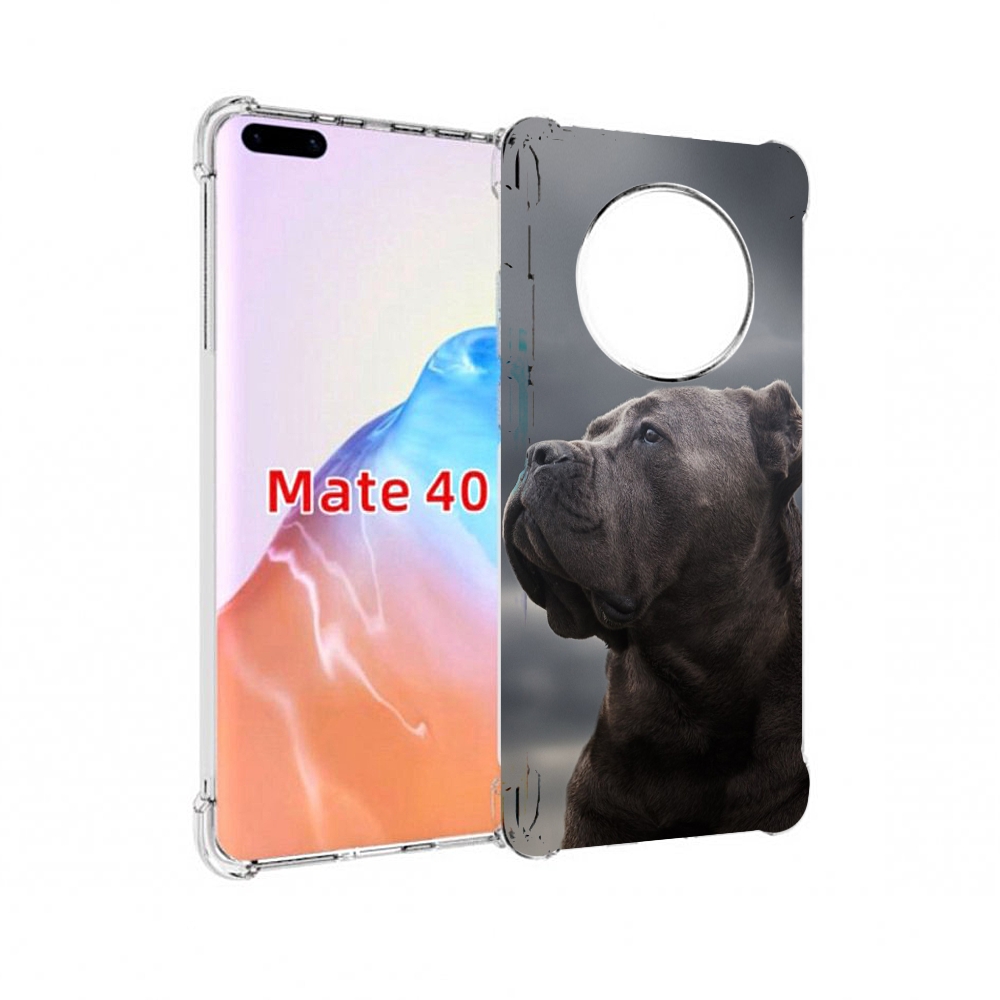 

Чехол MyPads Tocco для Huawei Mate 40 кане корсо, Прозрачный, Tocco