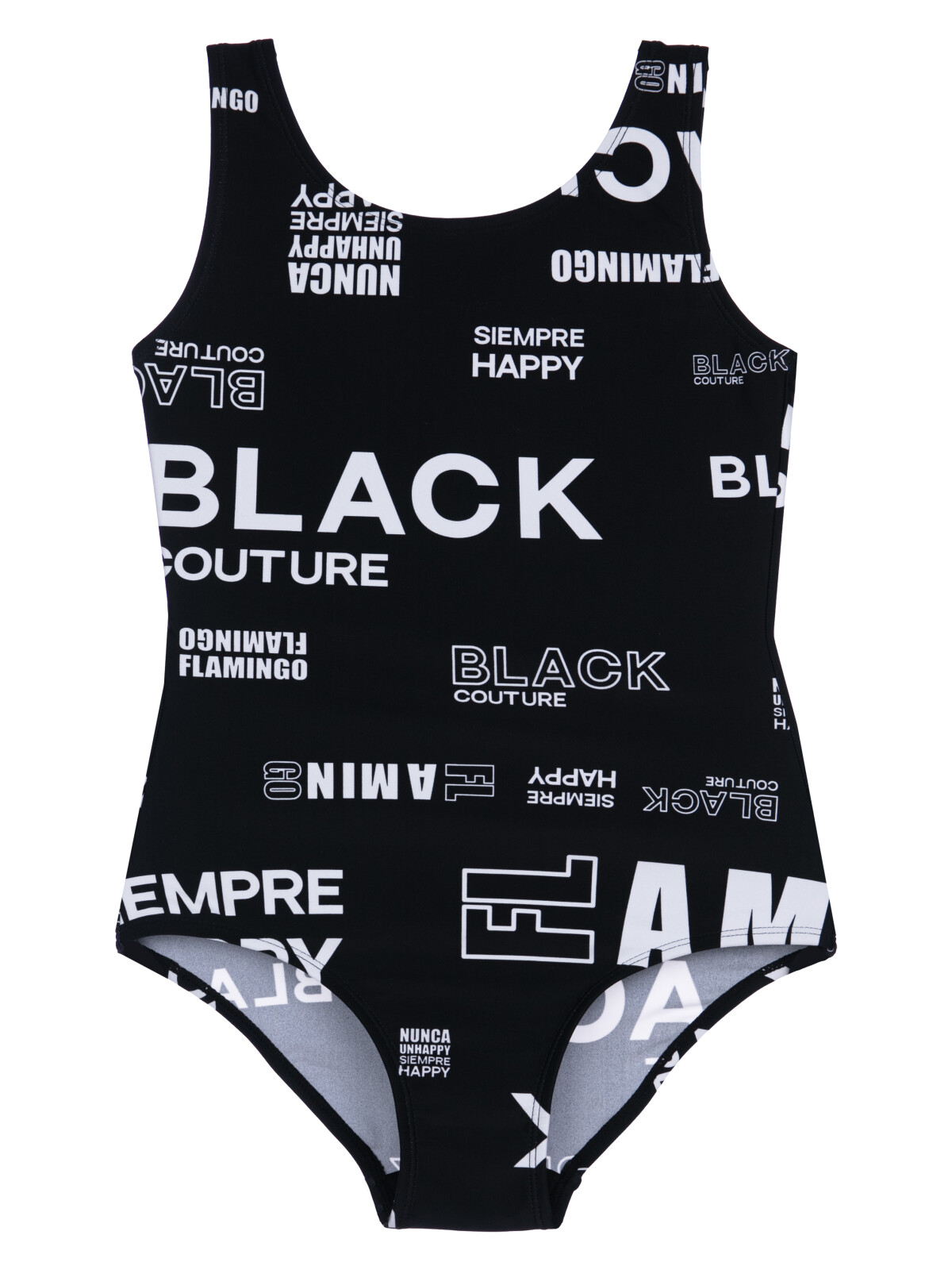 

Купальник слитный детский PlayToday 12321310, цвет черный, белый, размер 134, 12321310