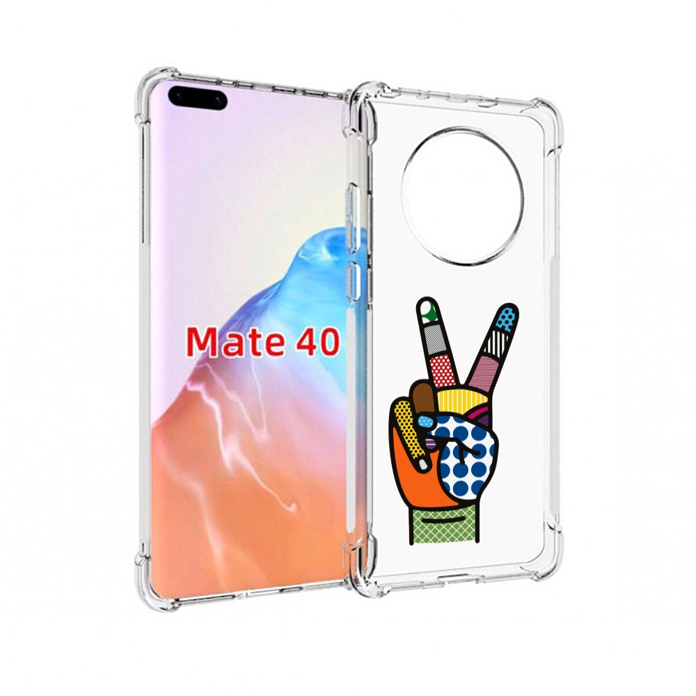 

Чехол MyPads Tocco для Huawei Mate 40 йоу пальчики, Прозрачный, Tocco