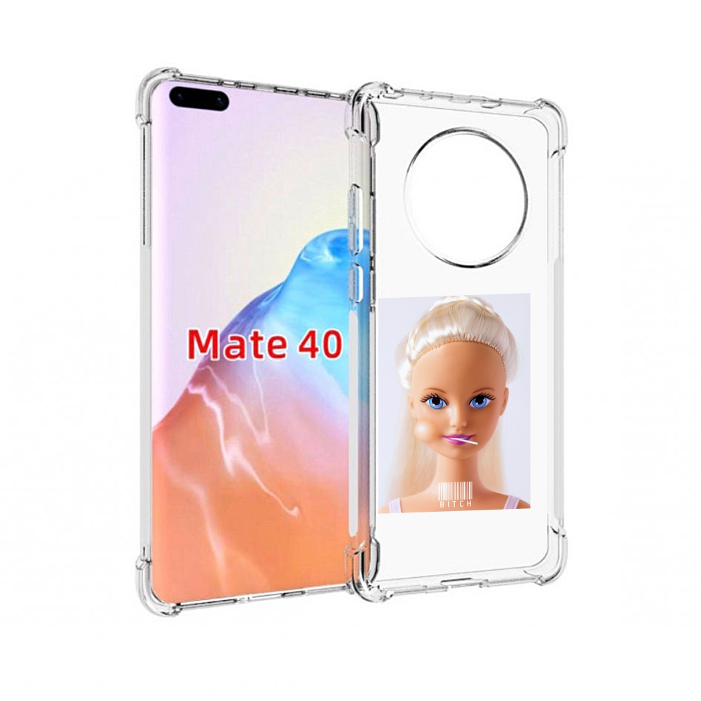 

Чехол MyPads Tocco для Huawei Mate 40 барби, Прозрачный, Tocco
