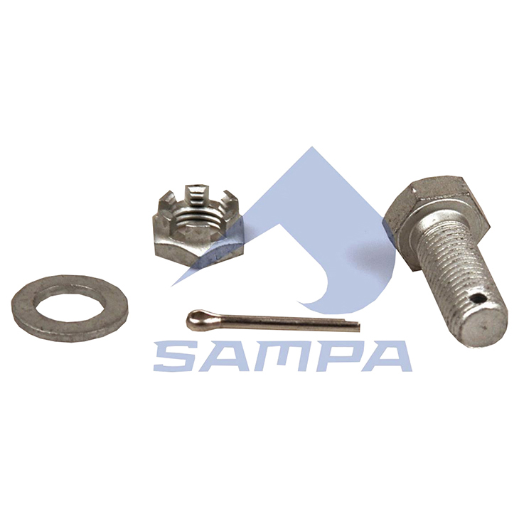 

Sa095.560_р/К Седельного Устройства! (М) Болт M16x2 L-20+Гайка+Шайба+Шплинт Jost Jsk36/37, Серебристый