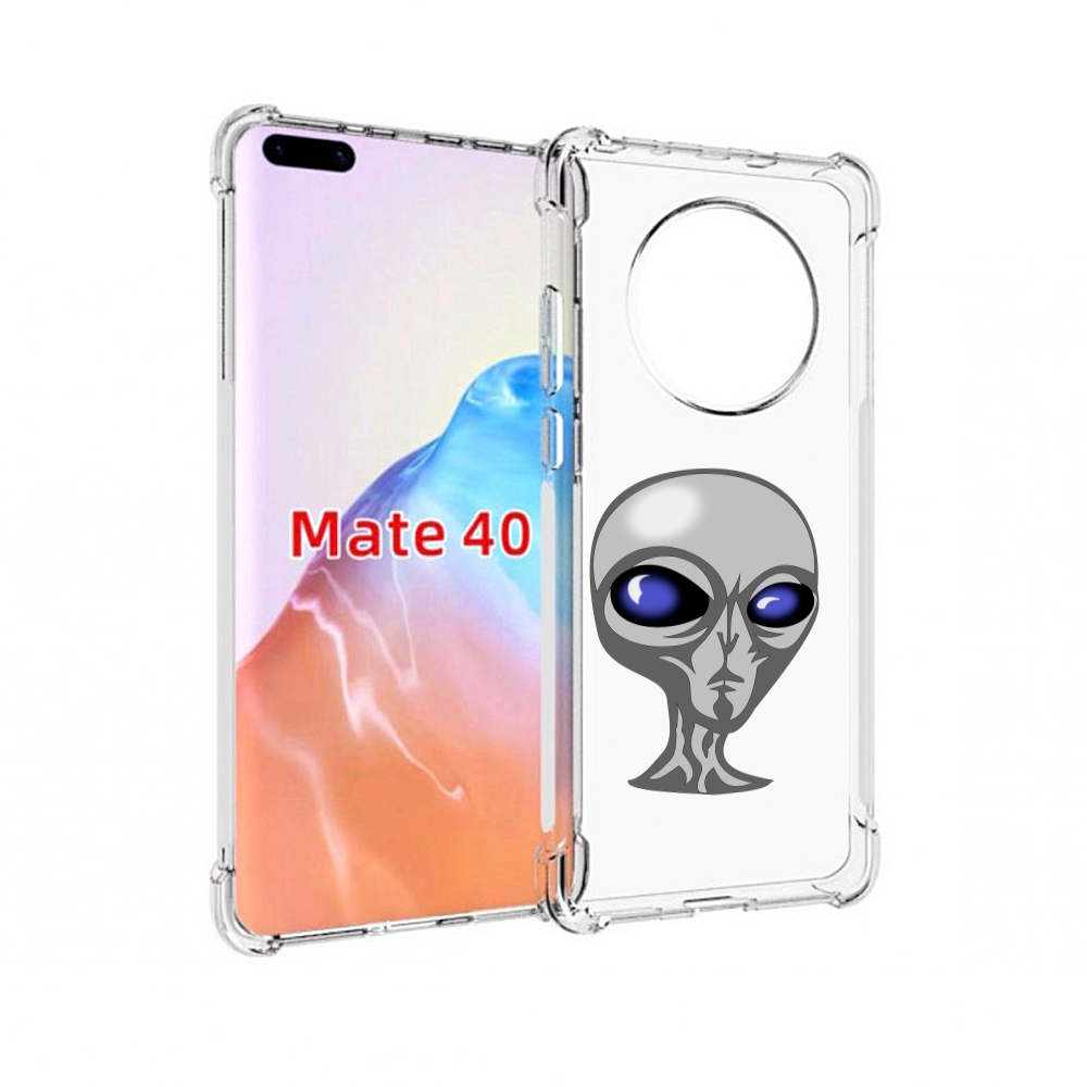 

Чехол MyPads Tocco для Huawei Mate 40 инопланетянин, Прозрачный, Tocco