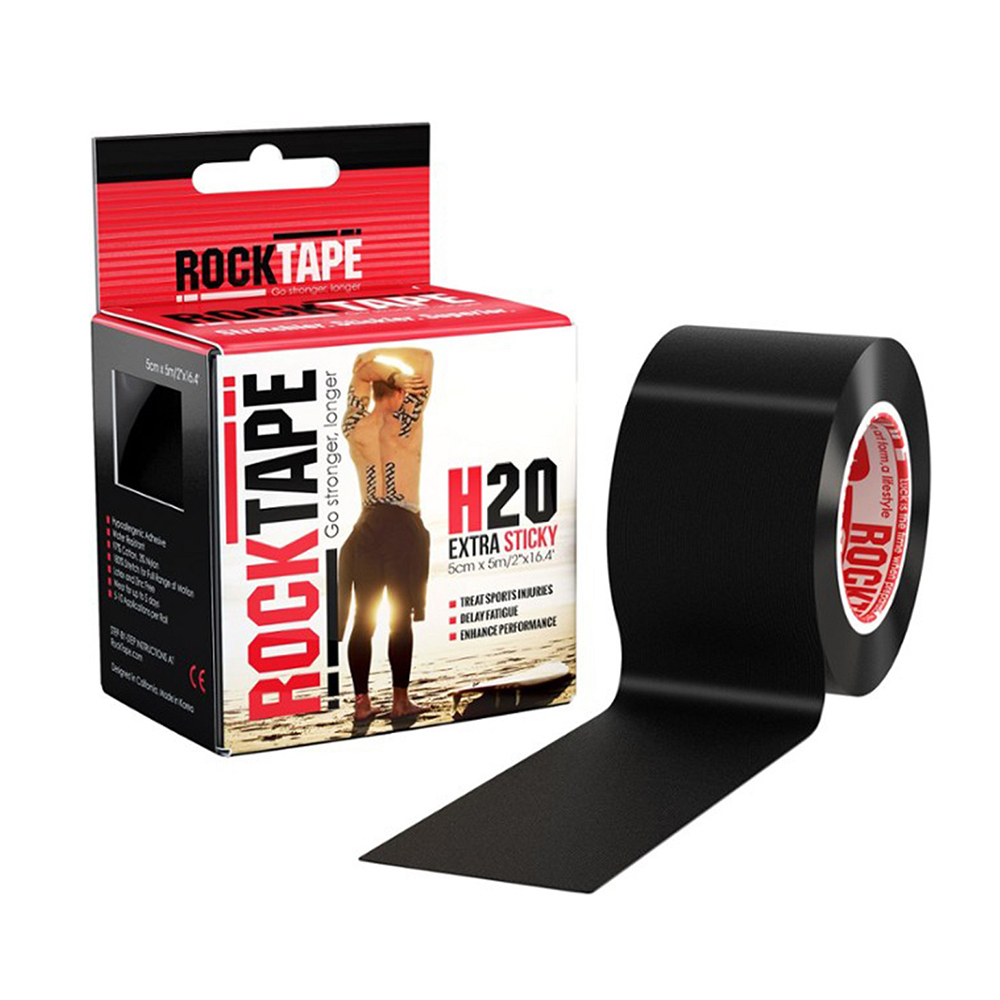 Кинезиотейп RockTape H2O черный 500 см