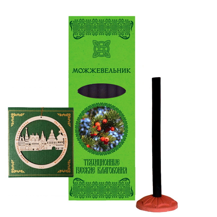 

Традиционные русские благовония Можжевельник + сувенирное украшение ELG