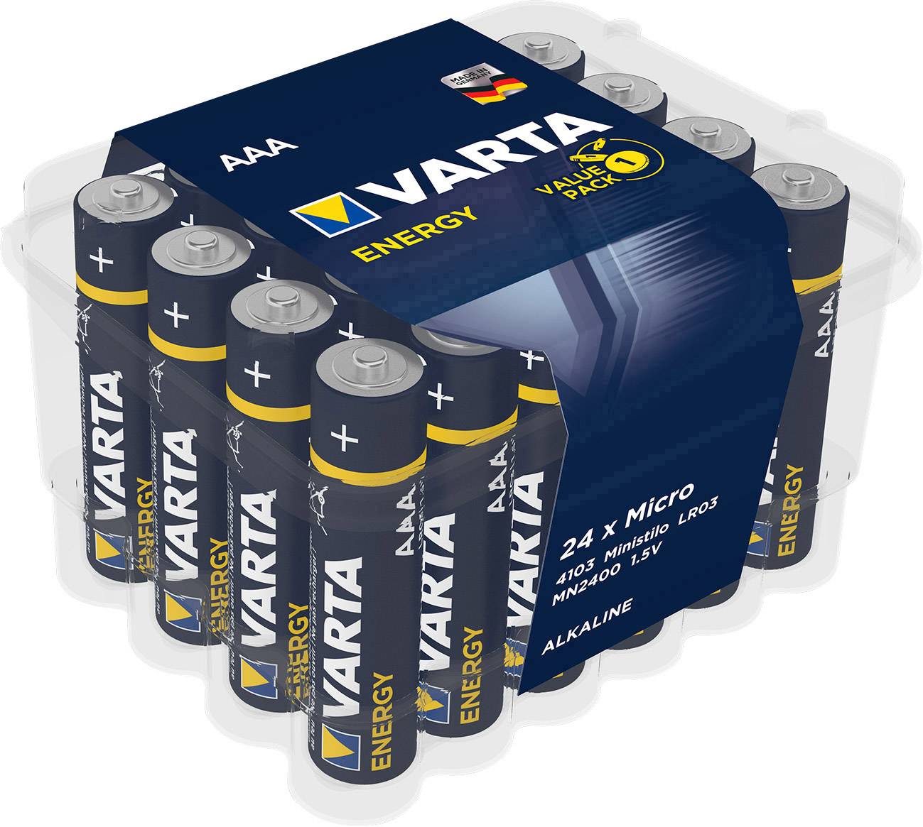 

Батарейки Varta LR3-24BL Energy AAA, 24 шт
