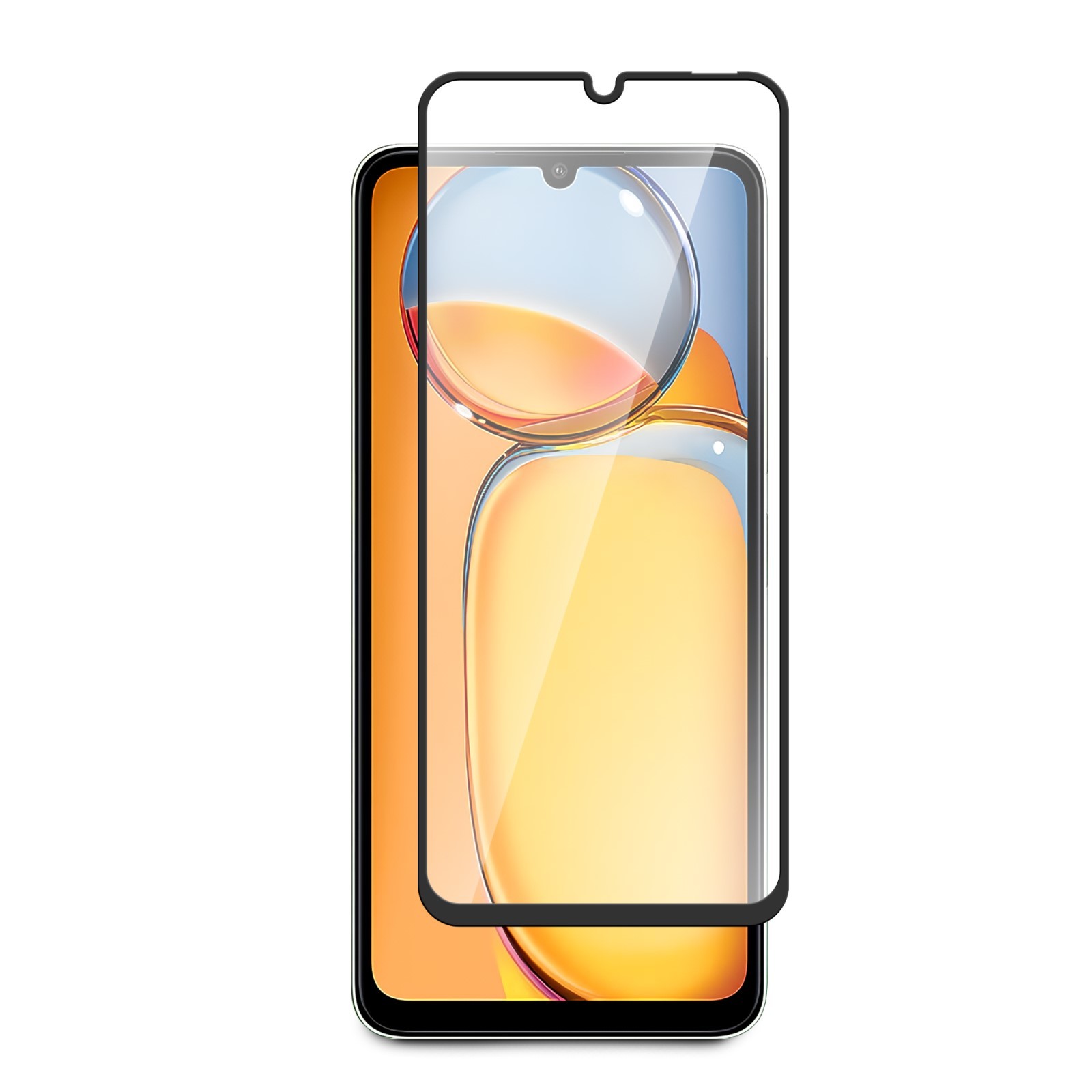 Стекло Miuko Full Glue для Tecno Spark Go 2023, черный