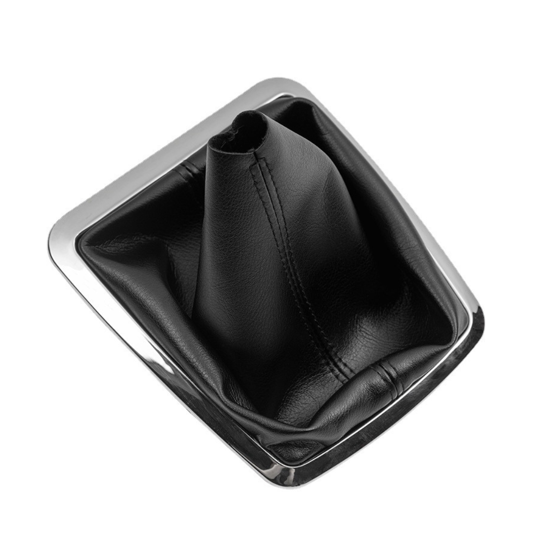 Чехол коробки переключения передач (КПП) Mertsavto Ford Focus II - большая рамочка хром БР