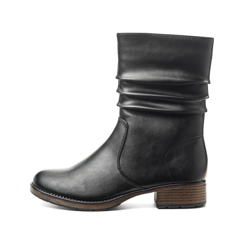 

Полусапоги женские Marisetta 77-32WN-554SR черные 41 RU, Черный, 77-32WN-554SR