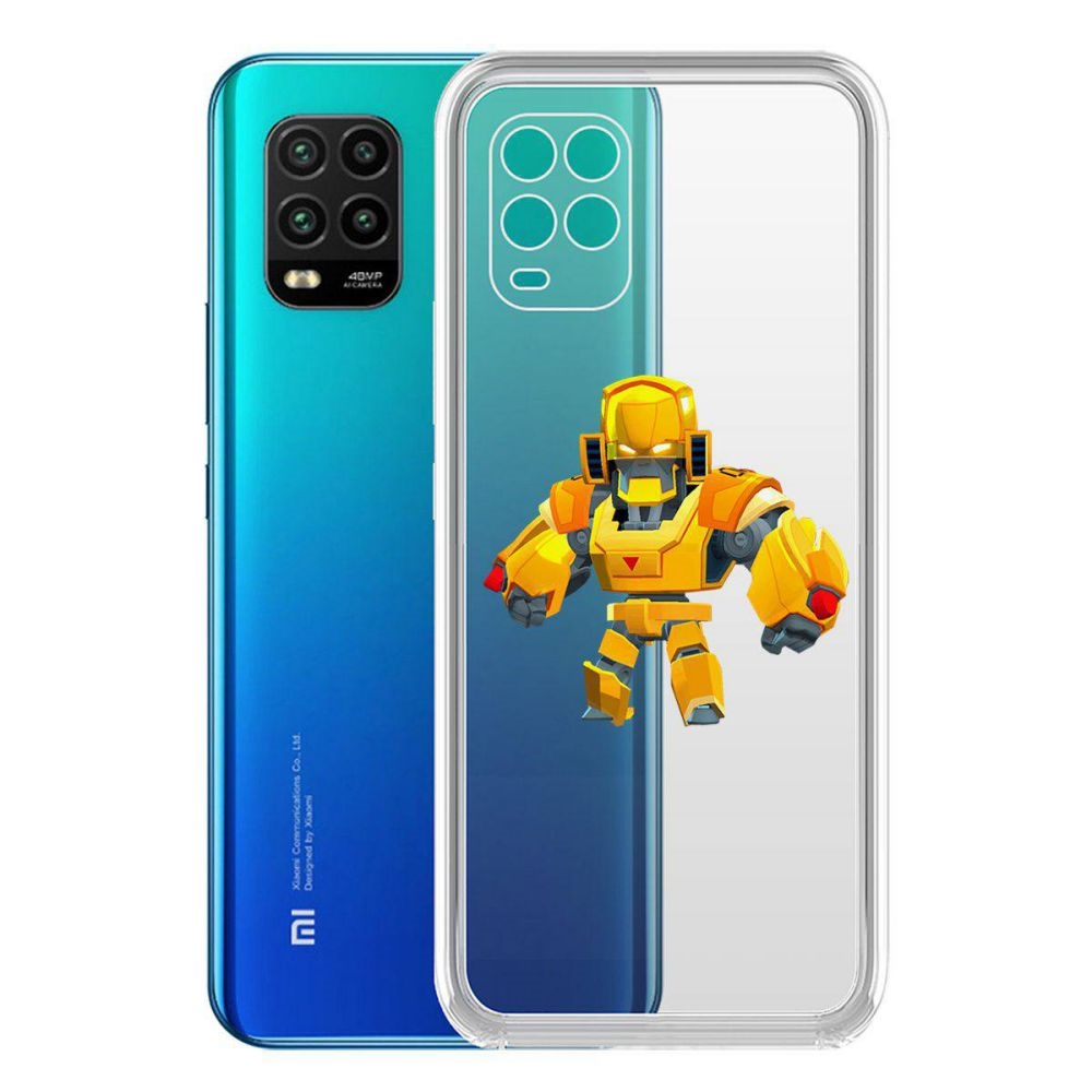 

Чехол-накладка Brawl Stars-Бо Золотой Меха для Xiaomi Mi 10 Lite