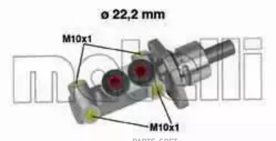 

Цилиндр Тормозной Главный Metelli арт. 05-0302