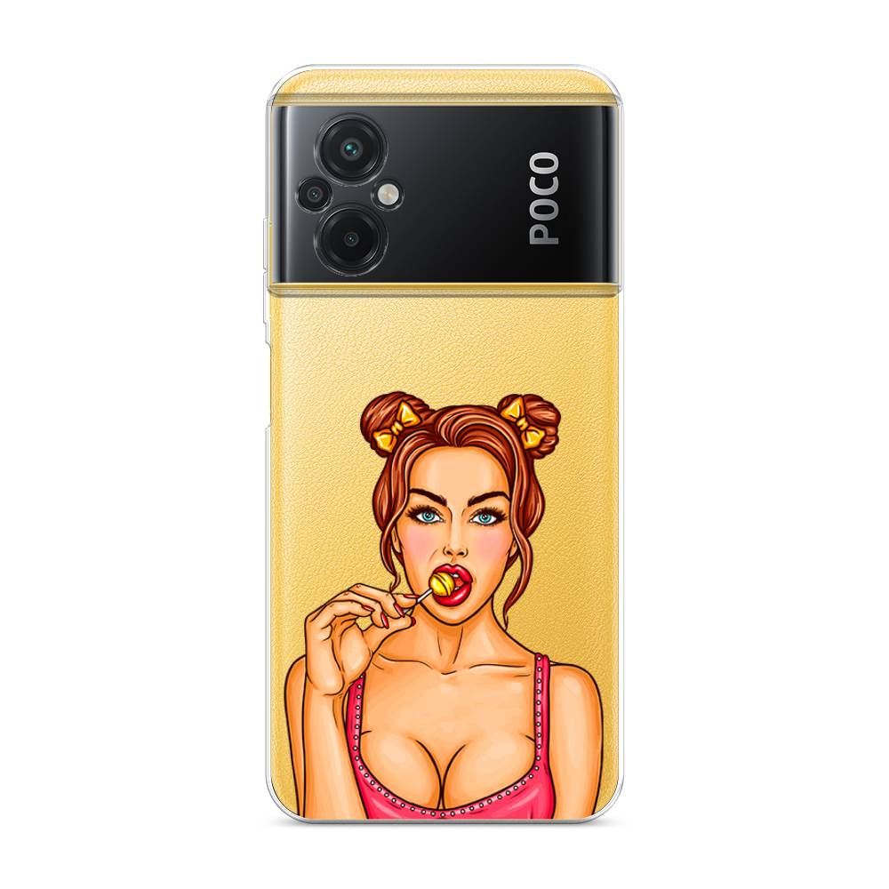 

Чехол Awog на Poco M5 / Сяоми Поко M5 "Вкусный леденец", Бежевый;коричневый;розовый, 316450-7