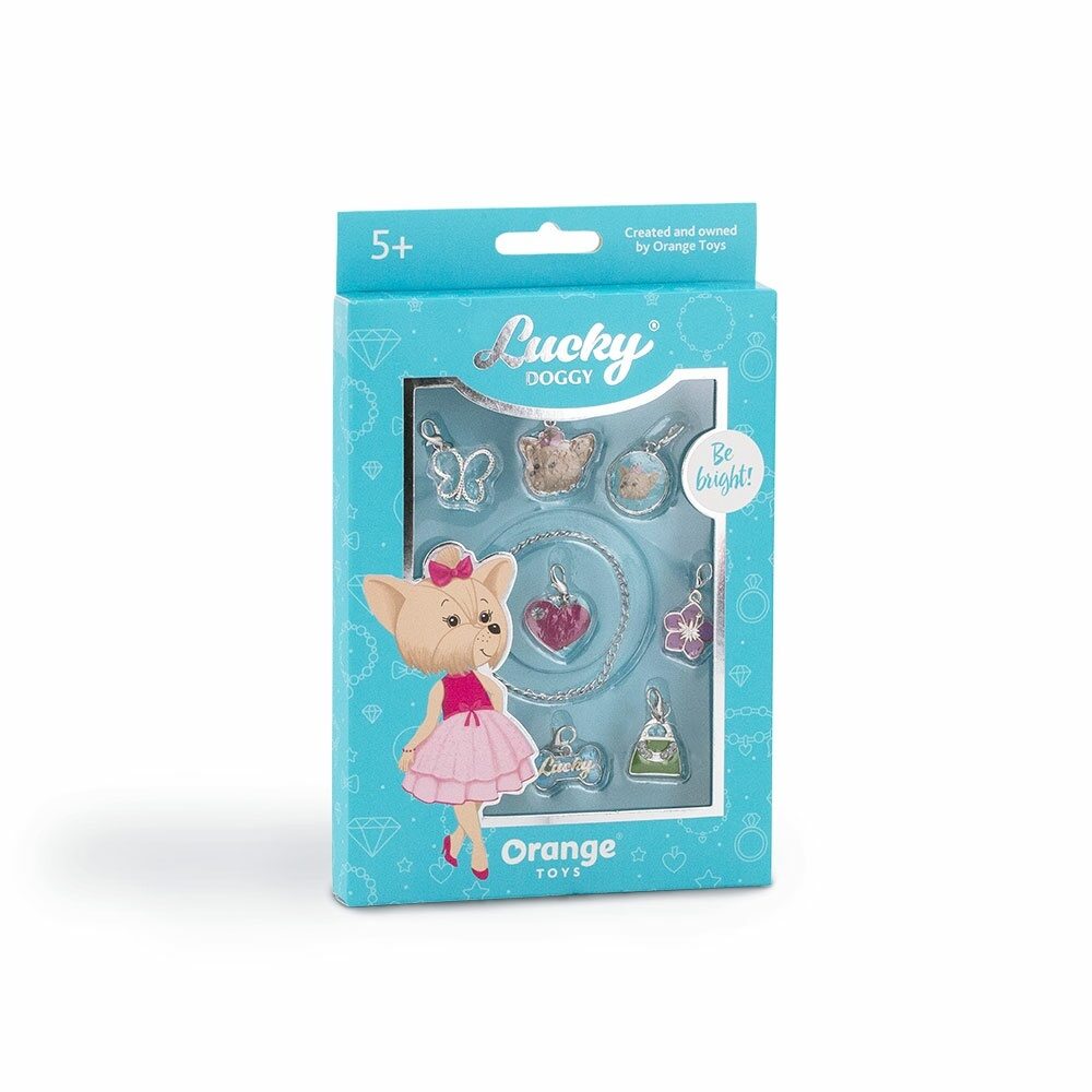 

Набор украшений Orange Toys Lucky Doggy Набор с браслетом йорк LDB1045, Серебристый