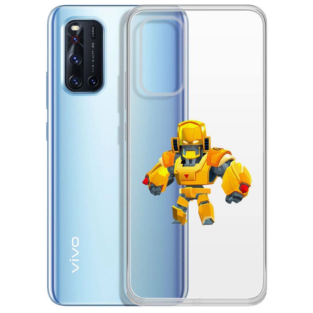 

Чехол-накладка Brawl Stars-Бо Золотой Меха для Vivo V19
