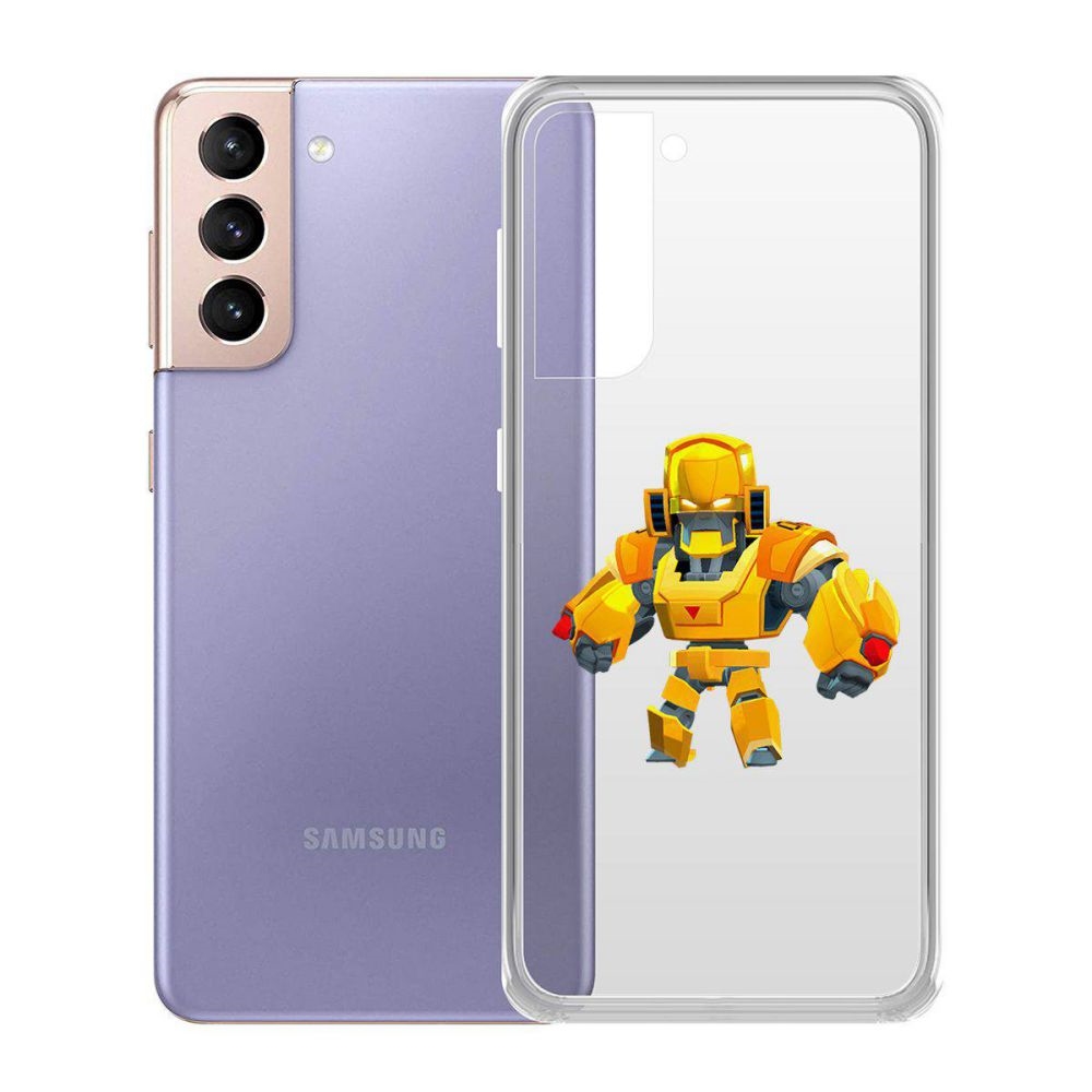 

Чехол-накладка Brawl Stars-Бо Золотой Меха для Samsung Galaxy S21 (G991)