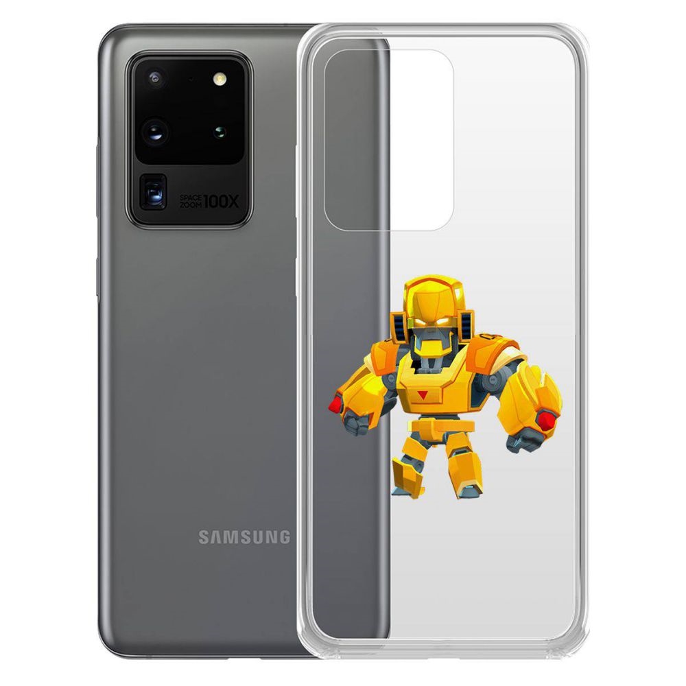

Чехол-накладка Brawl Stars-Бо Золотой Меха для Samsung Galaxy S20 Ultra (G988)