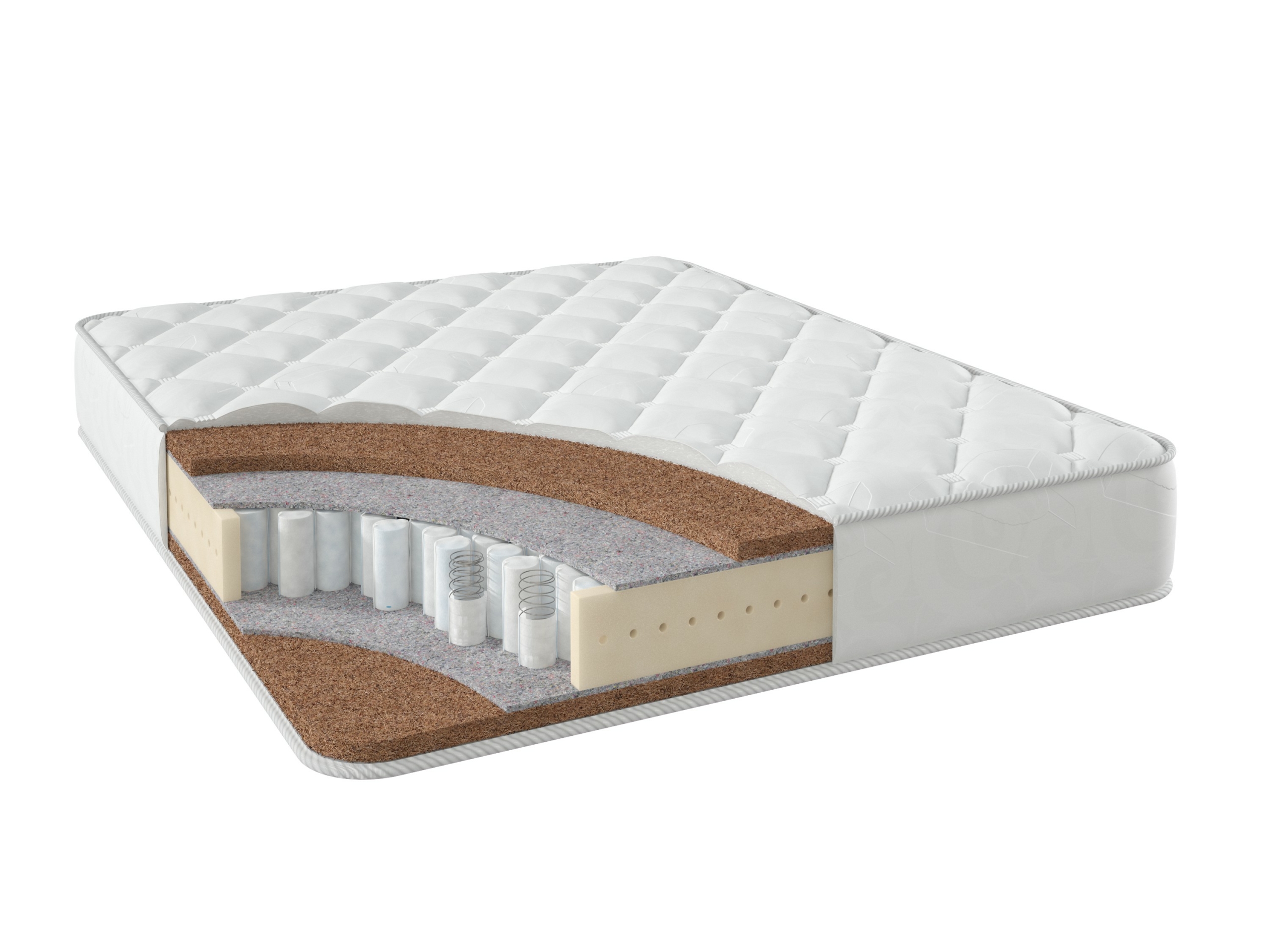 

Матрас Stories Классик Орто ТФК 150х190, Бежевый;белый;серый;серебристый, Орто ТФК