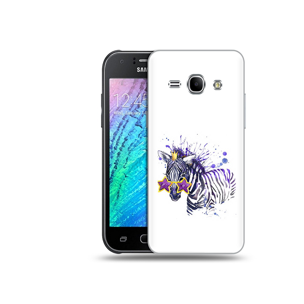 

Чехол MyPads Tocco для Samsung Galaxy J1 акварельная зебра (PT26162.569.215), Прозрачный, Tocco