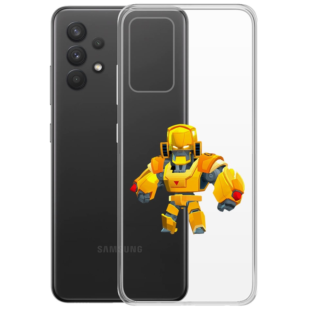 

Чехол-накладка Brawl Stars-Бо Золотой Меха для Samsung Galaxy A32 (A325)