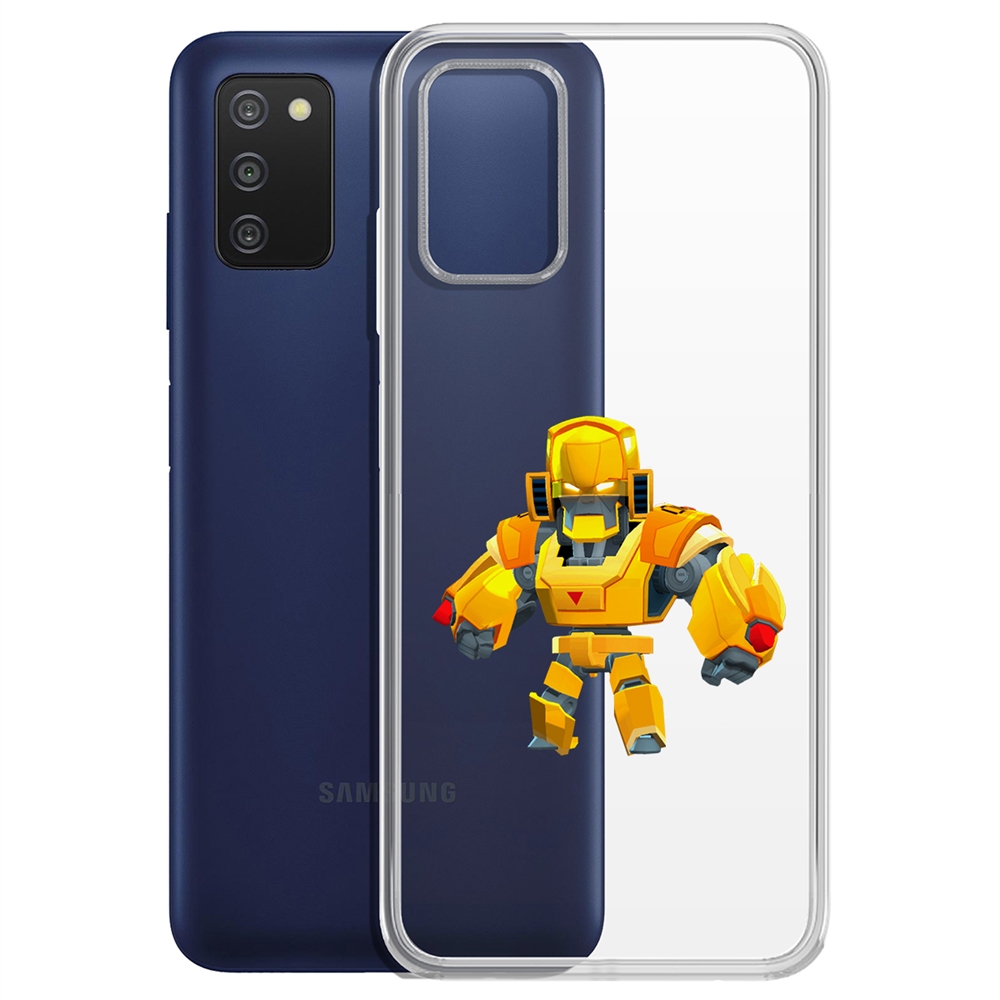 

Чехол-накладка Brawl Stars-Бо Золотой Меха для Samsung Galaxy A03s (A037)