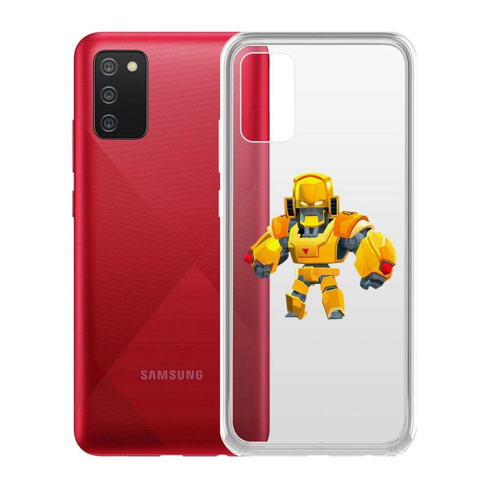 

Чехол-накладка Brawl Stars-Бо Золотой Меха для Samsung Galaxy A02s (A025)