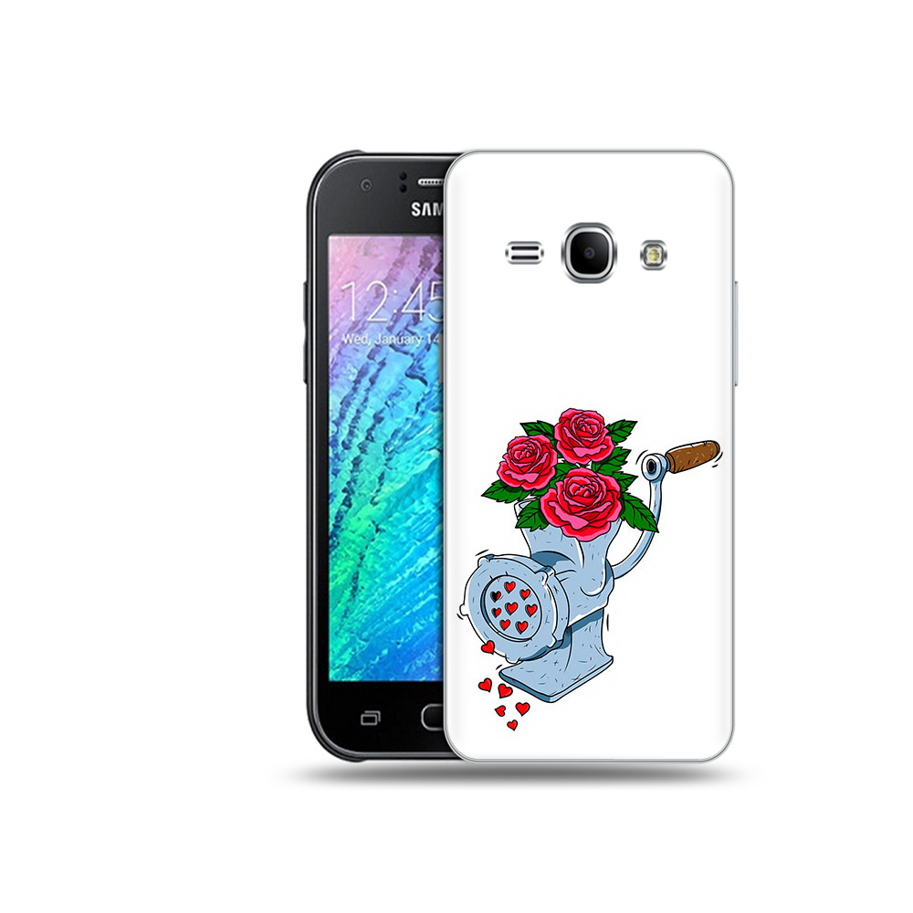 

Чехол MyPads Tocco для Samsung Galaxy J1 Цветочные сердца (PT26162.569.199), Прозрачный, Tocco