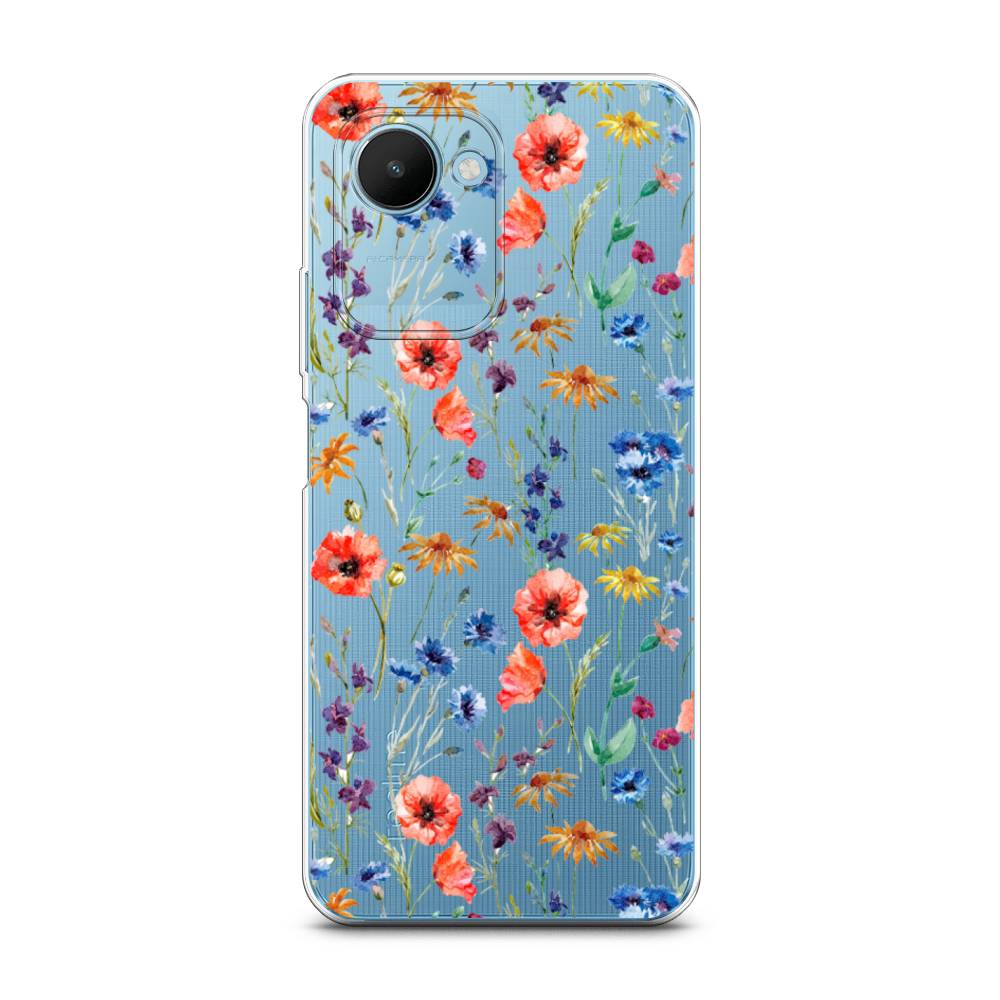 

Чехол Awog для Realme C30S 4G "Маки и васильки фон", 2511650-8