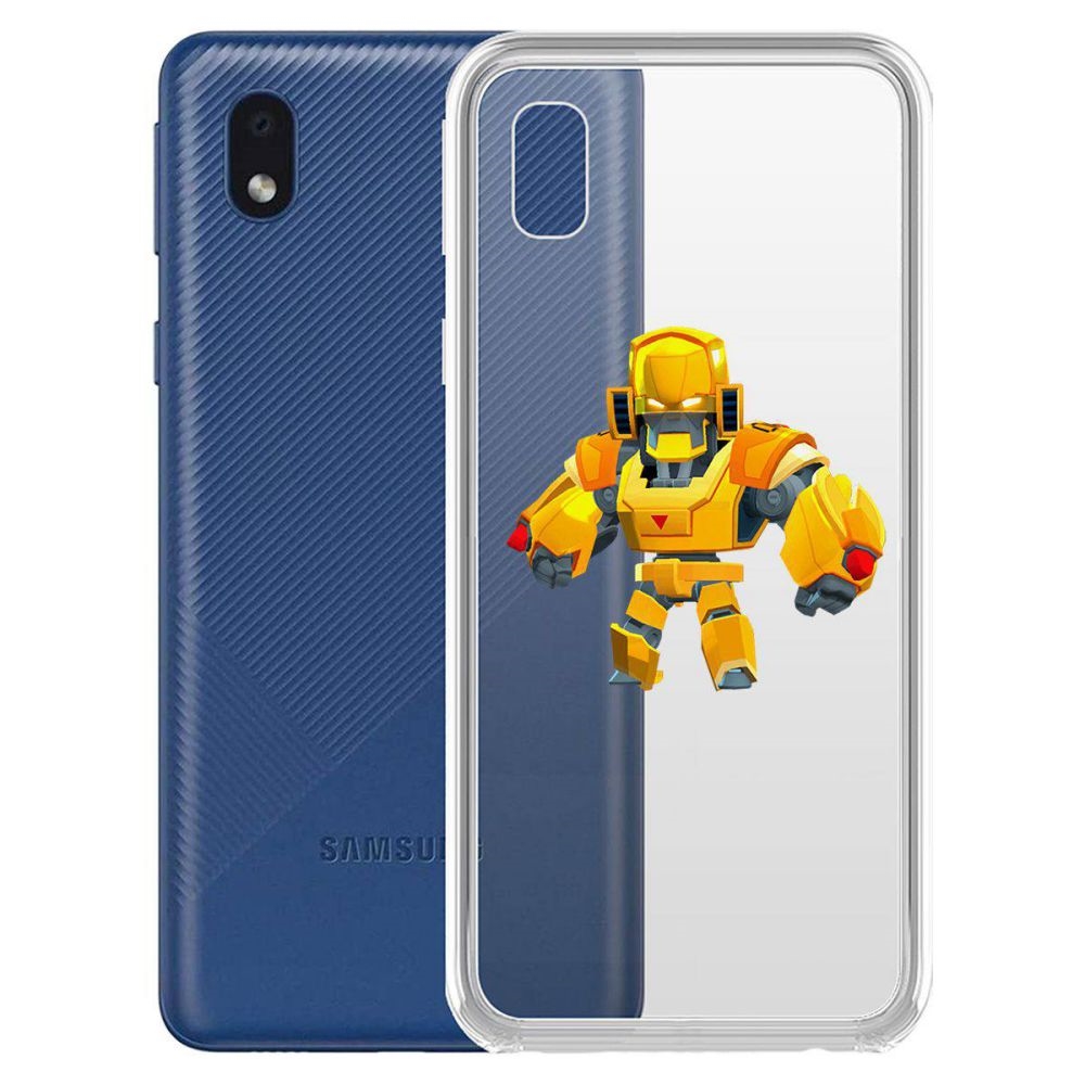

Чехол-накладка Brawl Stars-Бо Золотой Меха для Samsung Galaxy A01 Core (A013)
