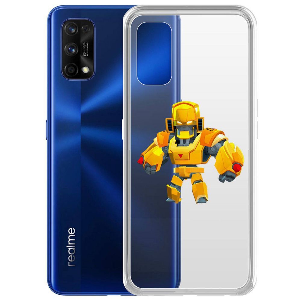 

Чехол-накладка Brawl Stars-Бо Золотой Меха для Realme 7 Pro