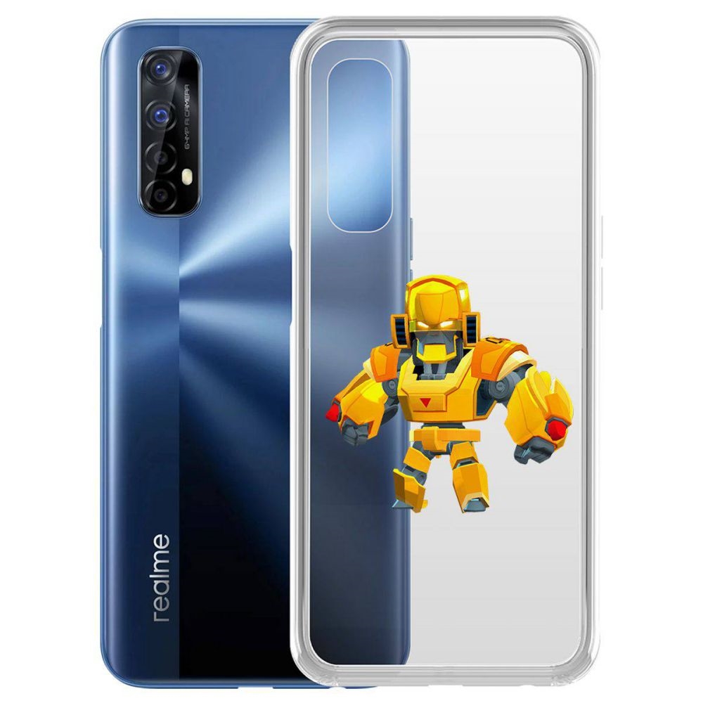

Чехол-накладка Brawl Stars-Бо Золотой Меха для Realme 7