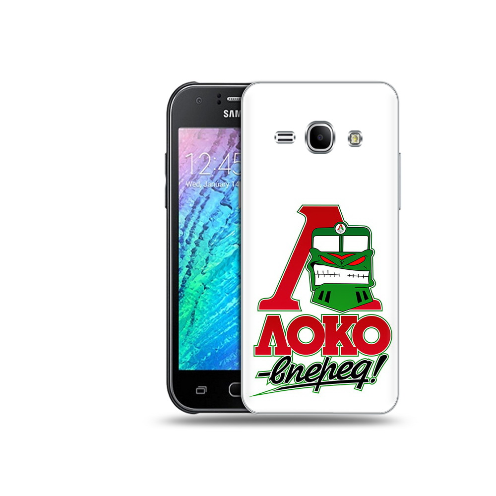 

Чехол MyPads Tocco для Samsung Galaxy J1 ФК локо вперед (PT26162.569.181), Прозрачный, Tocco