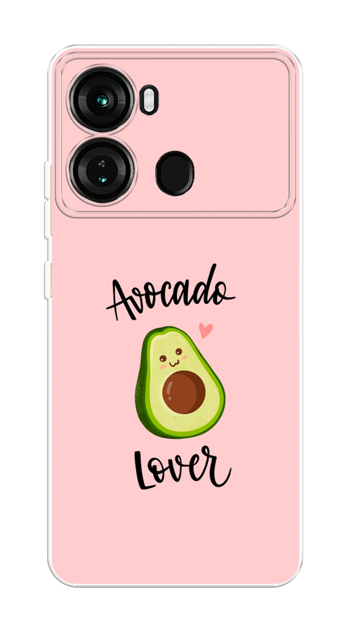 

Чехол на Itel P40 "Avocado lover", Розовый;зеленый, 3201350-1