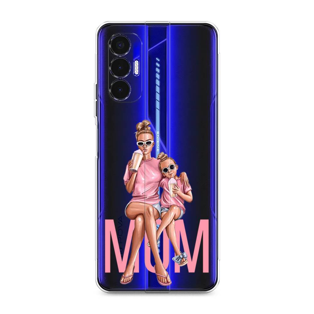 

Чехол Awog на Tecno Pova 3 "Lovely mom", Разноцветный, 301550-7