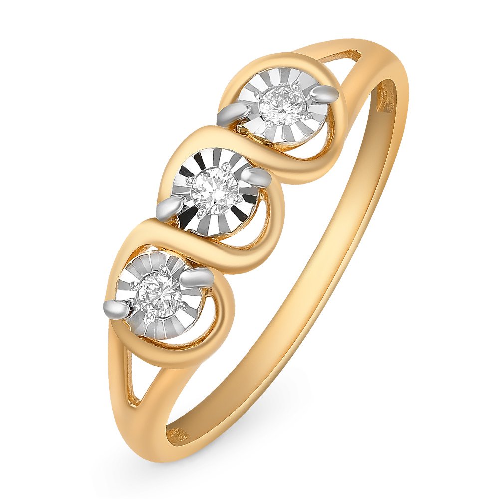 

Кольцо женское из красного золота с бриллиантом 585Gold 101012321, р, 101012321