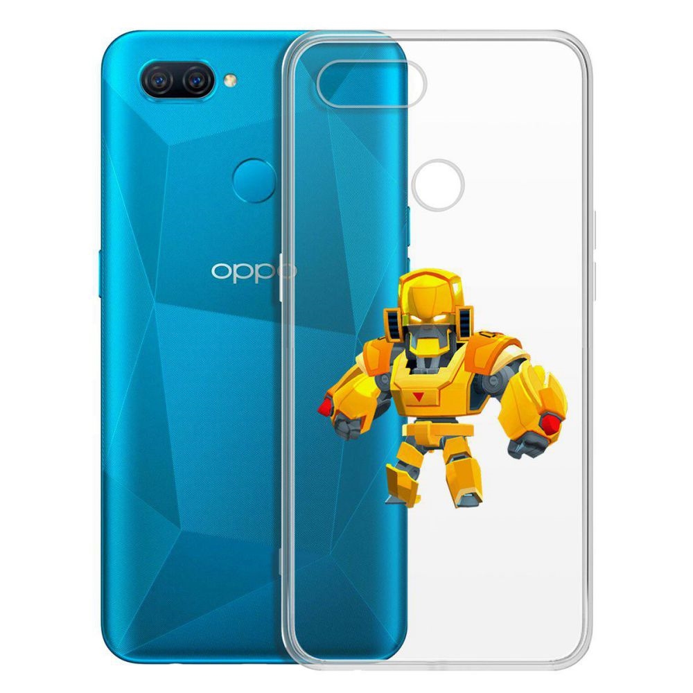 

Чехол-накладка Brawl Stars-Бо Золотой Меха для Oppo A12/A11k/A7/A5s