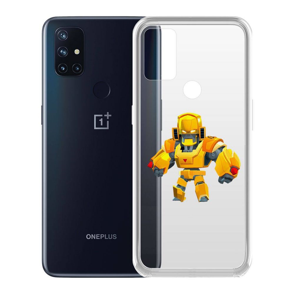 

Чехол-накладка Brawl Stars-Бо Золотой Меха для OnePlus Nord N10 5G