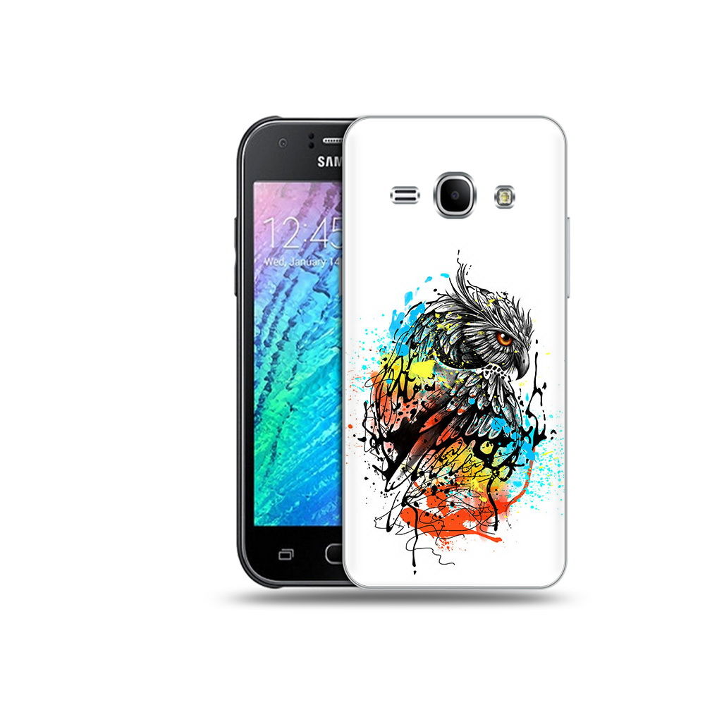 Чехол MyPads Tocco для Samsung Galaxy J1 Творческая сова (PT26162.569.170)