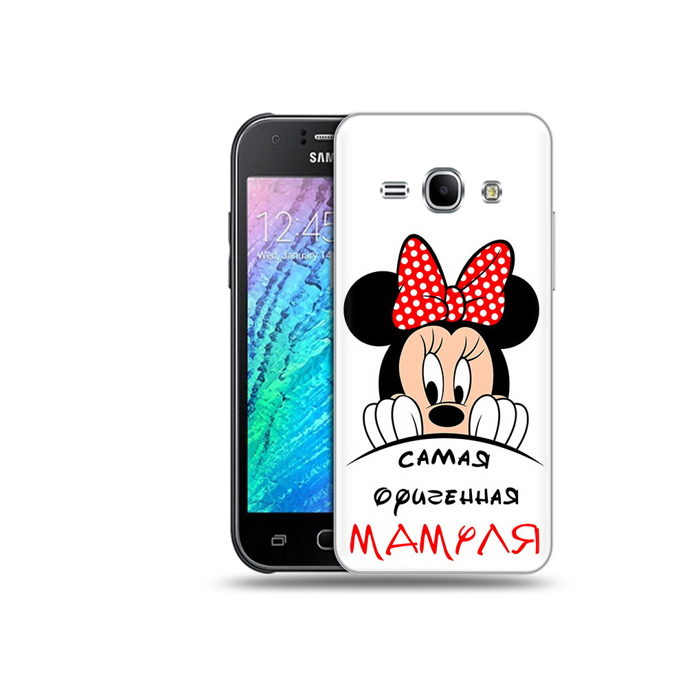 

Чехол MyPads Tocco для Samsung Galaxy J1 Самая лучшая мамуля Мини Маус (PT26162.569.152), Прозрачный, Tocco