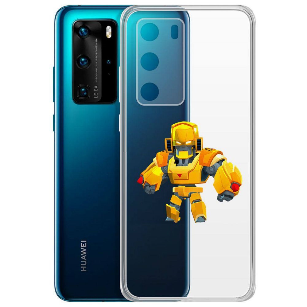 

Чехол-накладка Brawl Stars-Бо Золотой Меха для Huawei P40