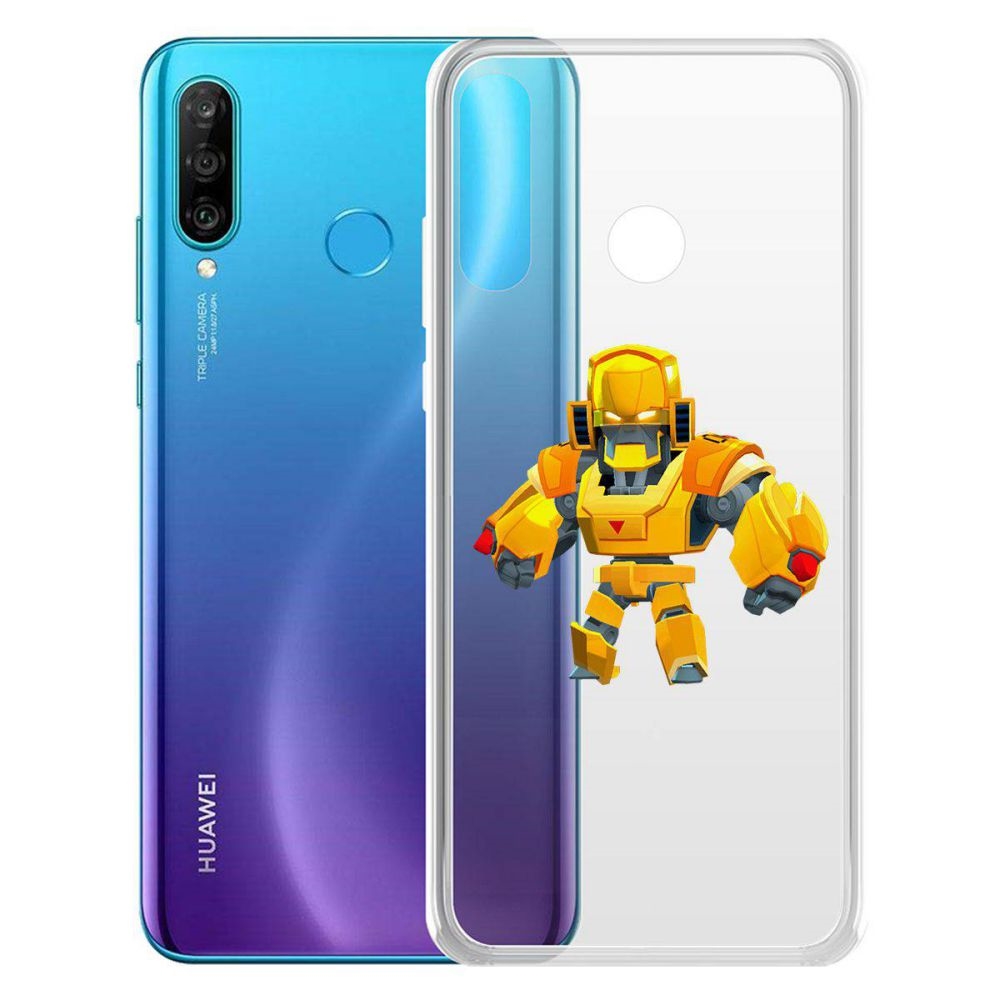 

Чехол-накладка Brawl Stars-Бо Золотой Меха для Huawei P30 Liteor 20 Lite (RU)/20s/20e