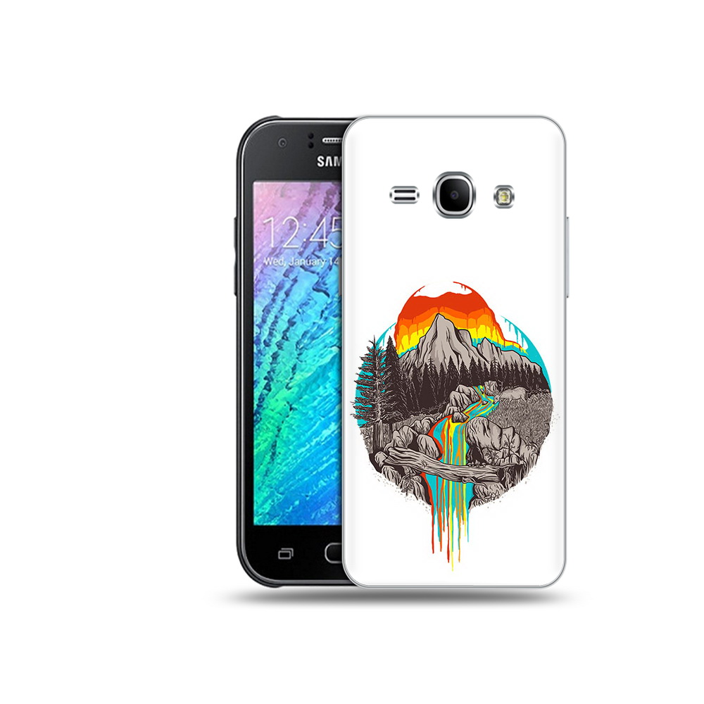 

Чехол MyPads Tocco для Samsung Galaxy J1 Радужный водопад (PT26162.569.144), Прозрачный, Tocco