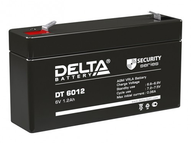 Аккумулятор для ИБП Delta DT-6012 1.2 А/ч 6 В DT-6012